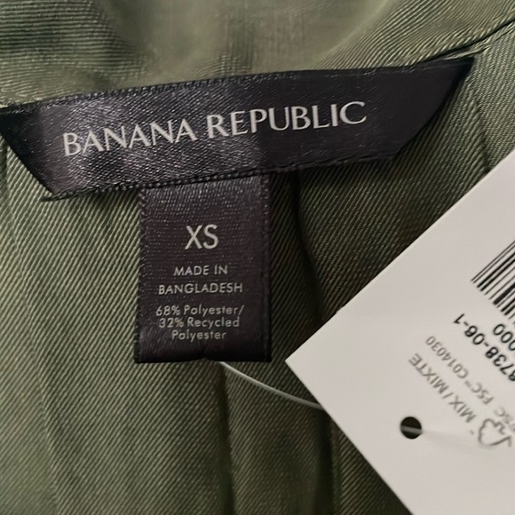 Banana Republic Resort Shirt button down green top XS - Picture 2 of 4